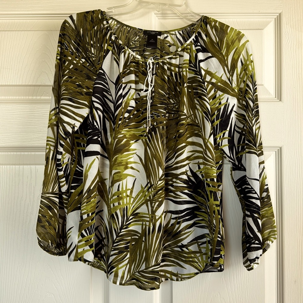 Palm tree blouse